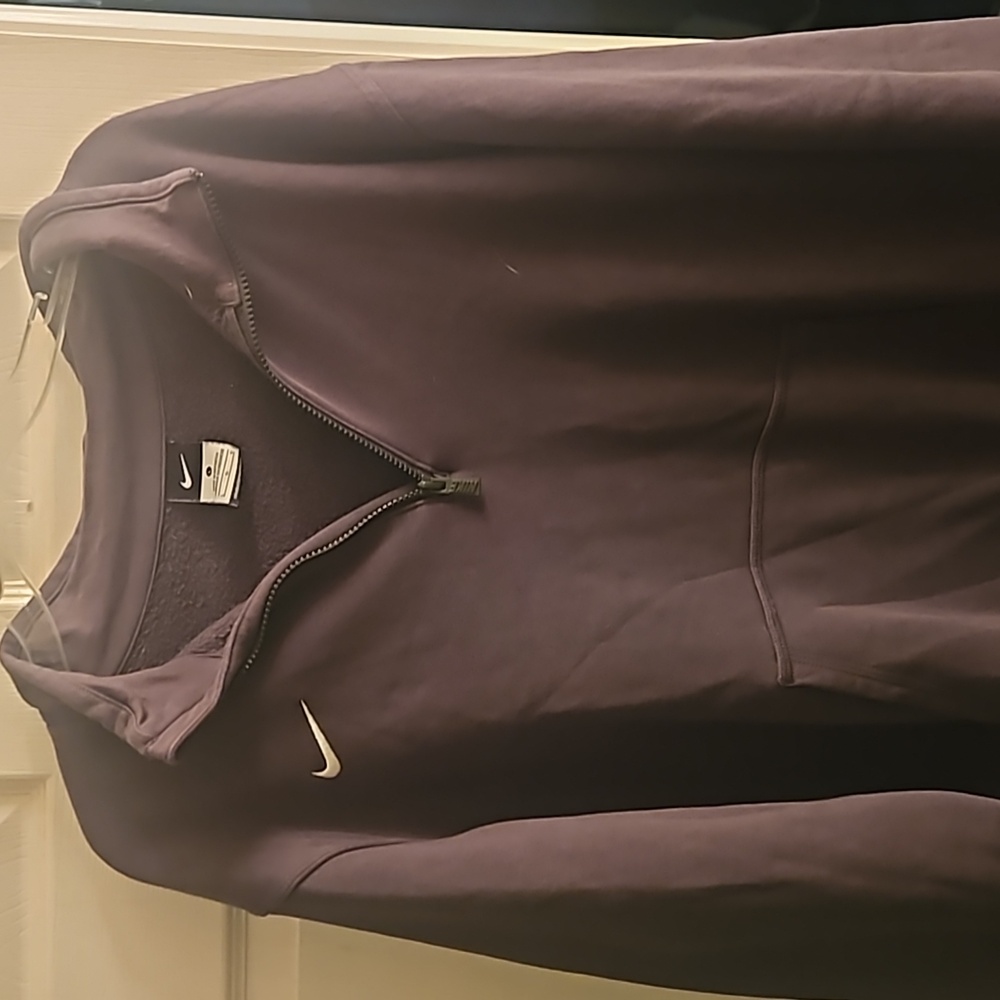 Mens 3/4 zip Nike sweatshirt  large
